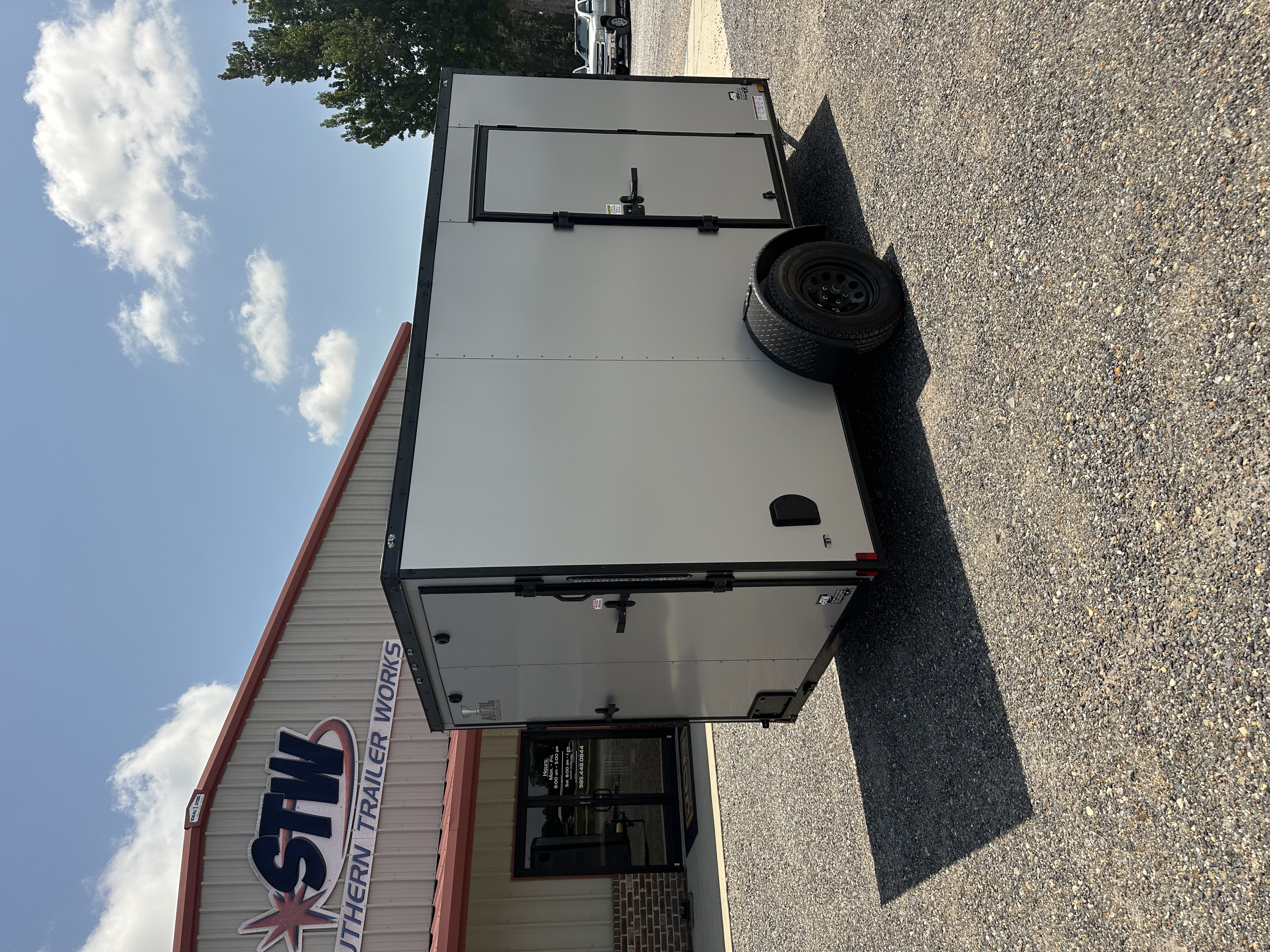2026 Anvil Cargo Trailers ANV 6 x 12 Silver Carhauler Trail