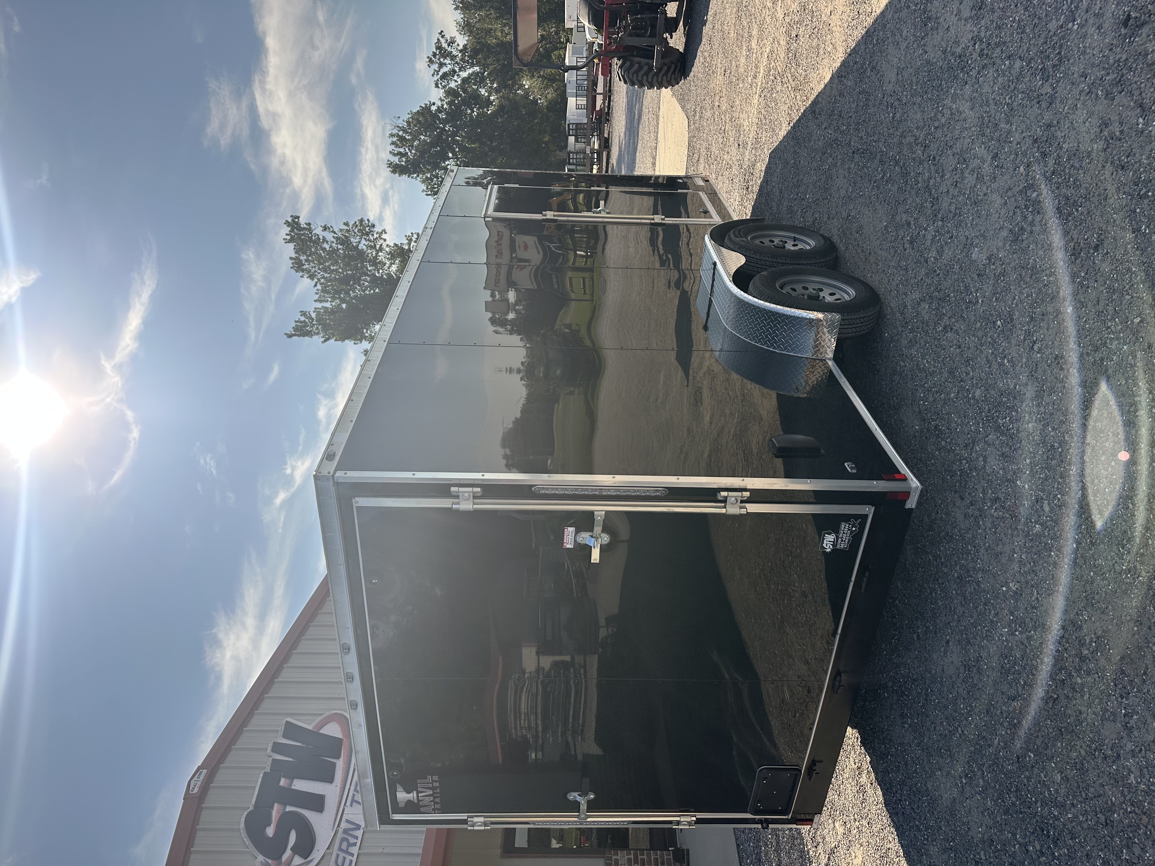 2027 Anvil Cargo Trailers ANV 7 x 16 Black Cargo Trailer