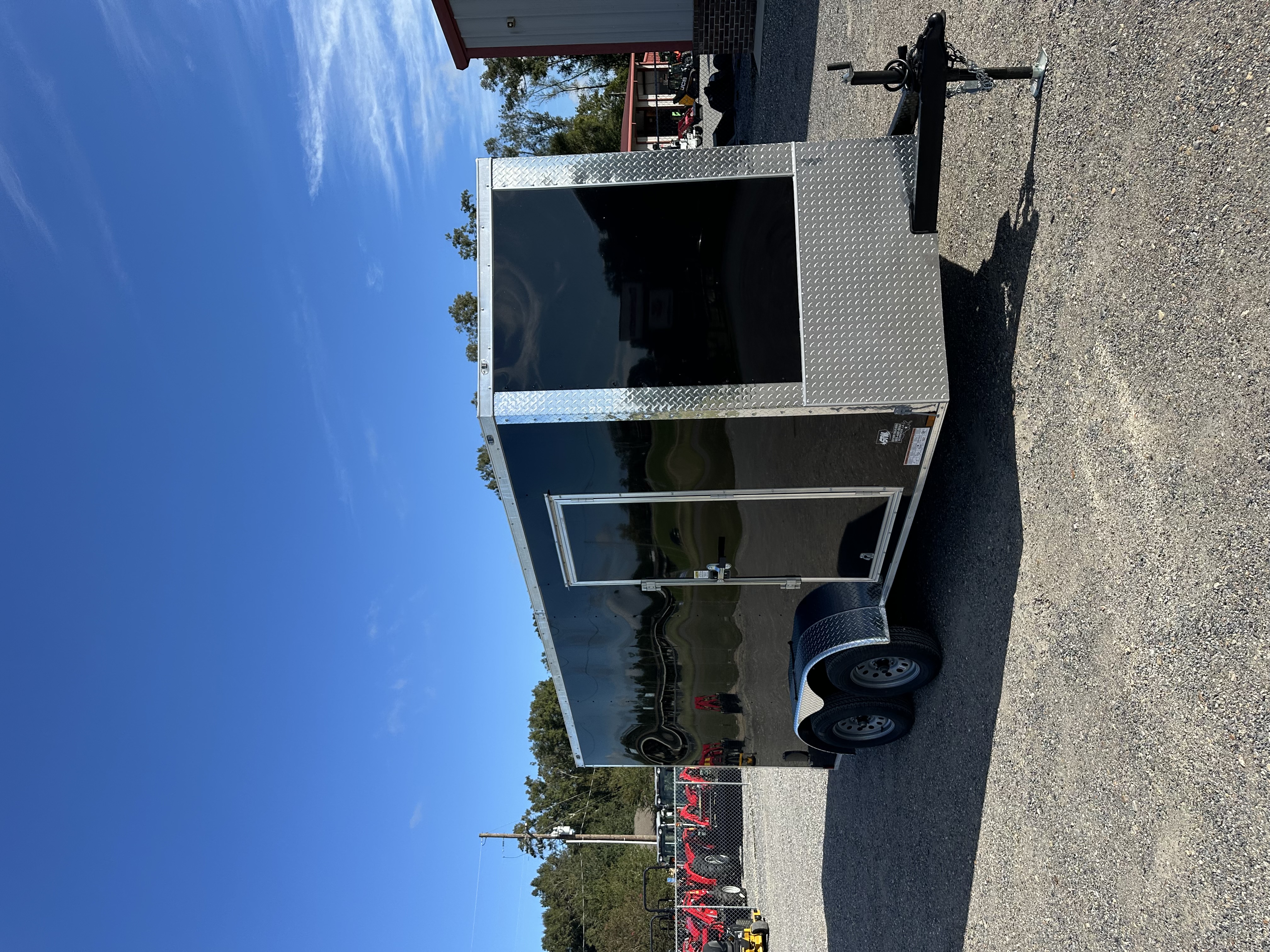 2027 Anvil Cargo Trailers ANV 7 x 14 Black Cargo Trailer