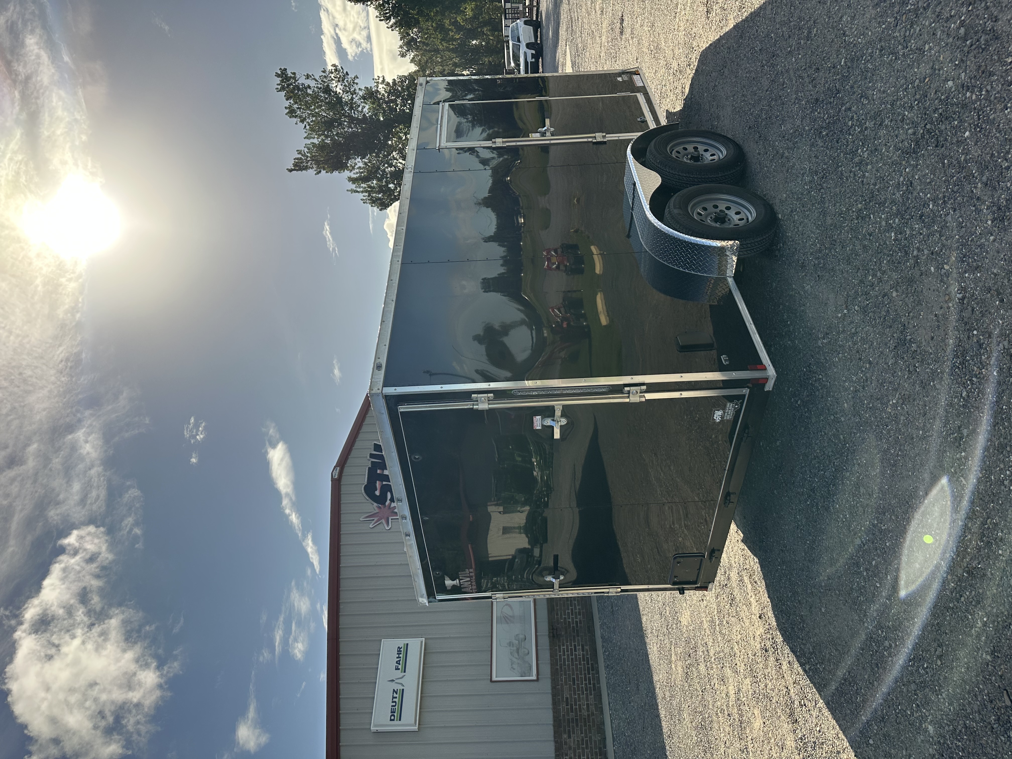 2027 Anvil Cargo Trailers ANV 7 x 14 Black Cargo Trailer